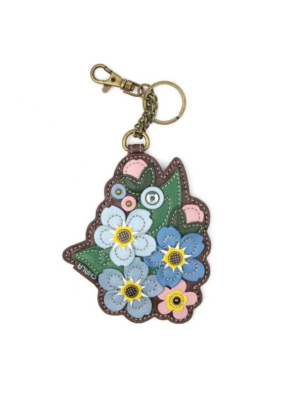 Chala Coin Purse/ Key Fob- Forget Me Not
