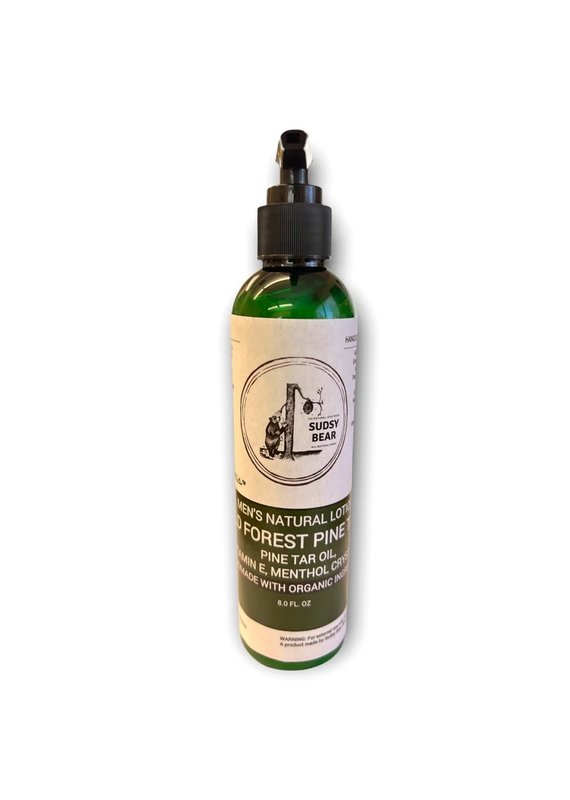 Sudsy Bear Old Forest Pine Tar Men's Lotion