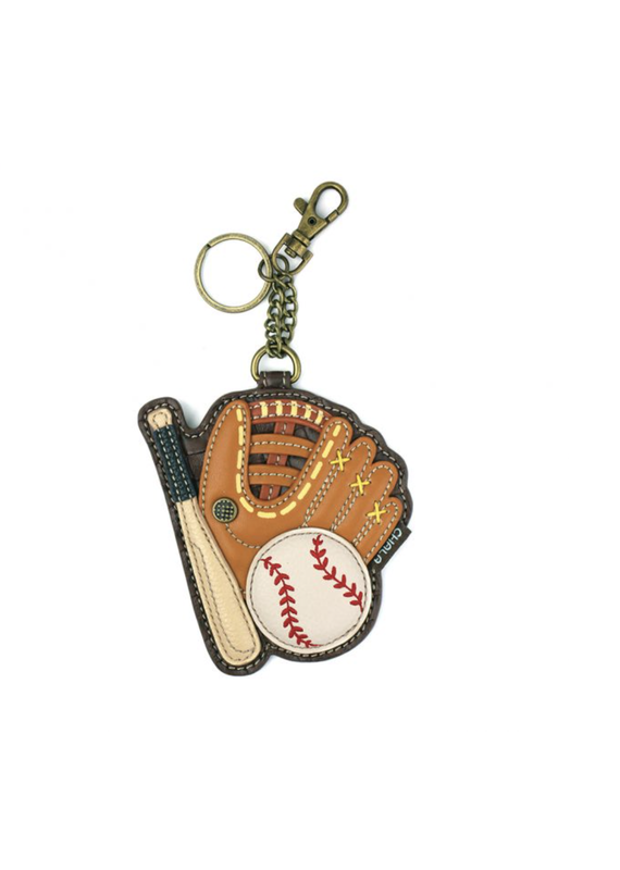 Chala Coin Purse / Key Fob - Baseball