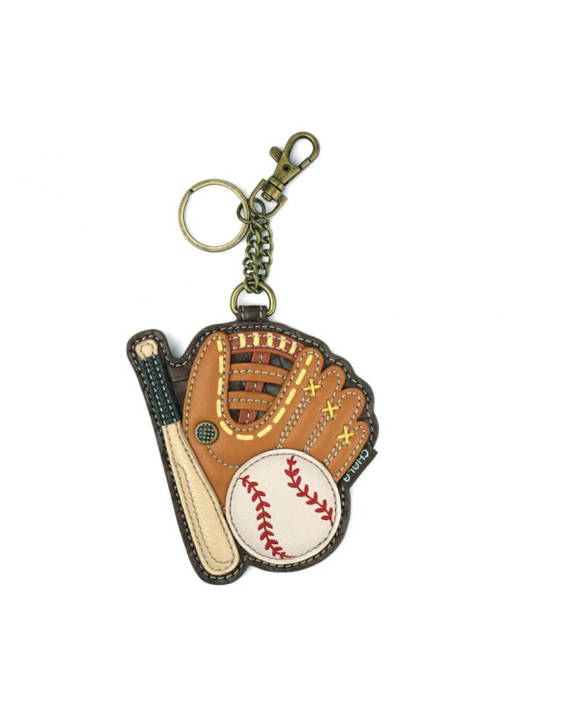 Chala Coin Purse / Key Fob - Baseball