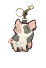 Chala Coin Purse / Key Fob - Spotted Pig - pink
