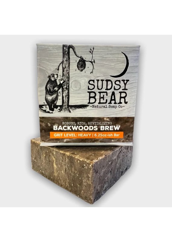 Sudsy Bear Backwoods Brew Soap Big Bar