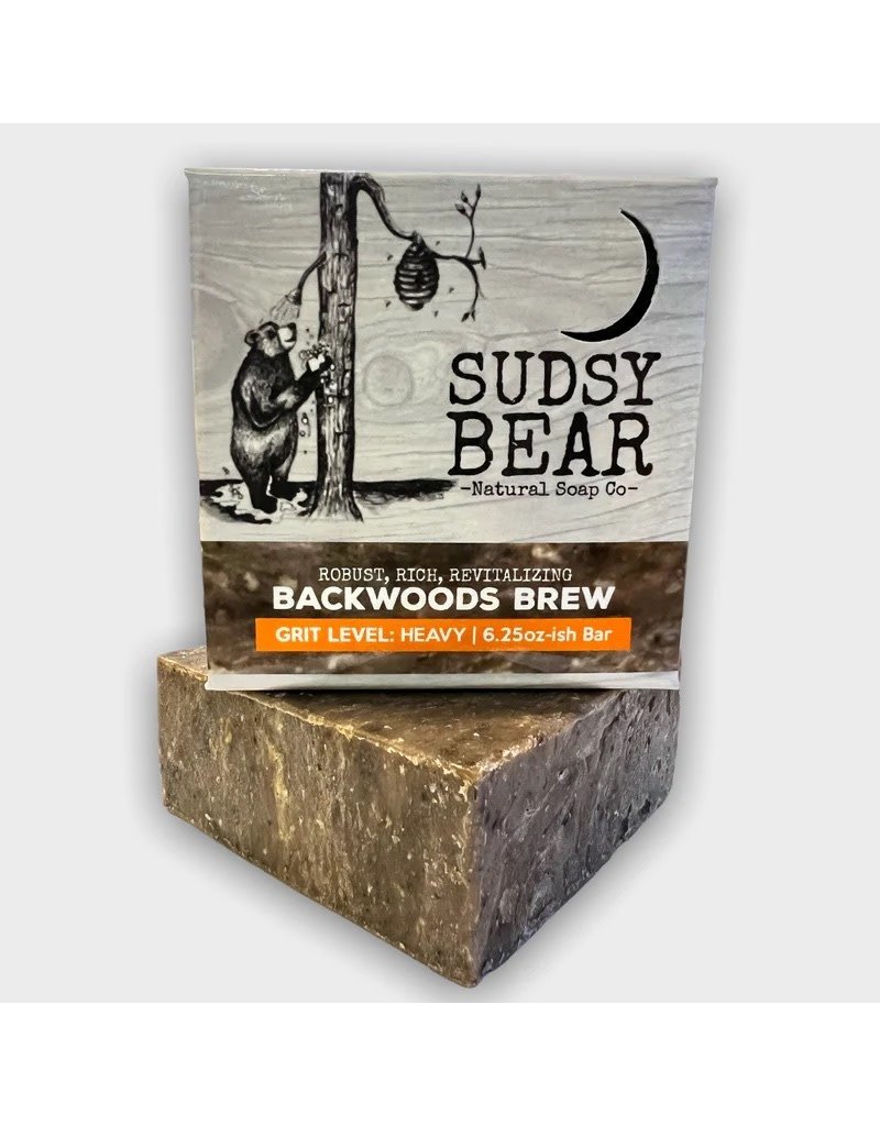 Sudsy Bear Backwoods Brew Soap Big Bar