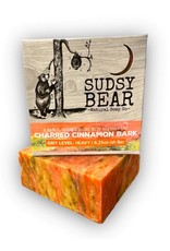 Sudsy Bear Charred Cinnamon Bark Soap Big Bar