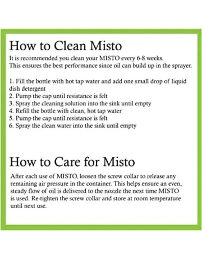 Misto Misto Aluminum Bottle Oil Sprayer