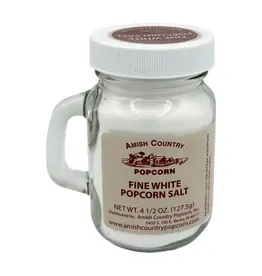 Amish Country Fine White Popcorn Salt 4.5 oz.