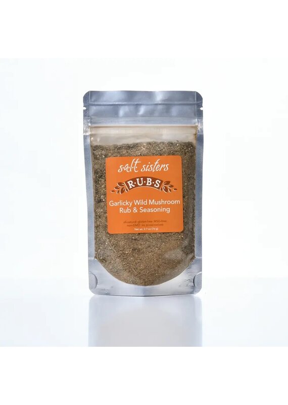 Salt Sisters Garlicky Wild Mushroom Rub & Seasoning 2oz