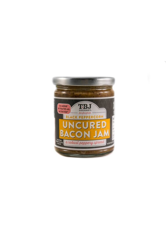 TBJ GOURMET Uncured Bacon Jam Black Pepper 9oz