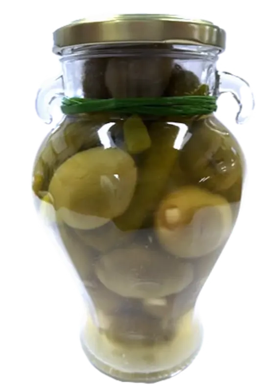 Olives Gordal Olive Stuffed with Garlic & Green Chili