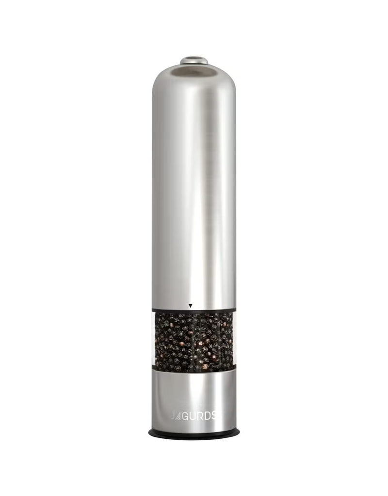 JAGURDS Stainless Steel Electric Pepper Mill