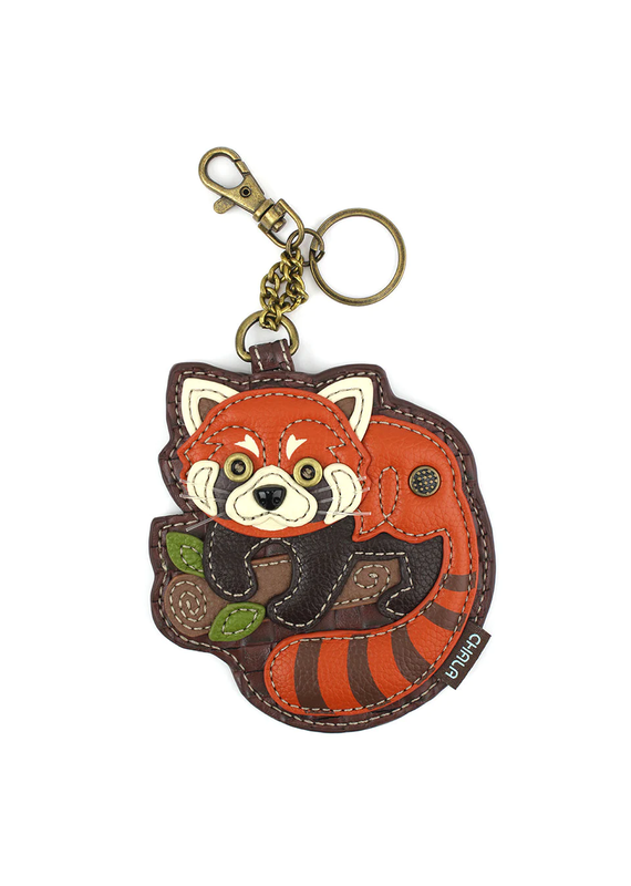 Chala Coin Purse / Key Fob - Red Panda