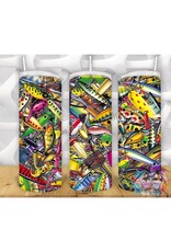 Tumbler 20oz w Lid Fishing Lures