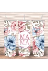 Tumbler 20oz w Lid Mama Floral 1
