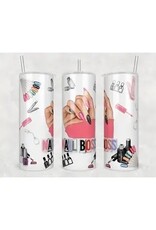 Tumbler 20oz w Lid Occupation Nail Boss Tumbler