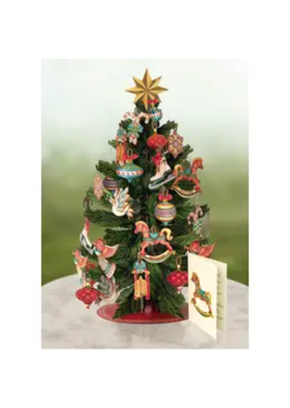 Fresh Cut Paper LLC Christmas Tree Greeting Card