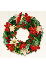 Fresh Cut Paper LLC Winter Joy Wreath Greeting Card