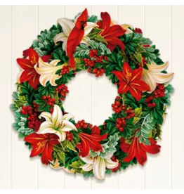 Fresh Cut Paper LLC Winter Joy Wreath Greeting Card