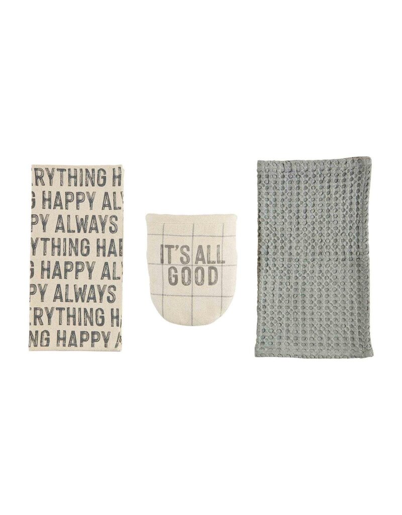 All Good Pot Holder Towel Set