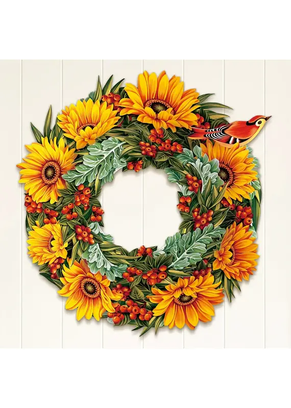 Fresh Cut Paper LLC Harvest Wreath Greeting Card