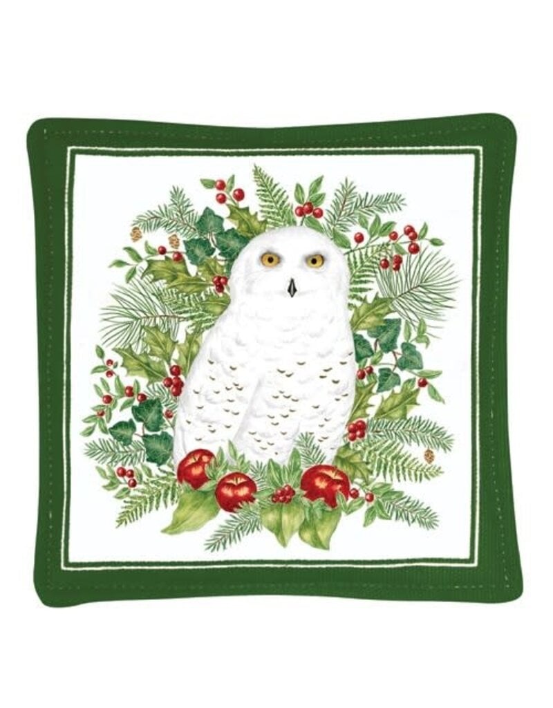 Alice Cottage Single Spiced Mug Mat Snowy Owl