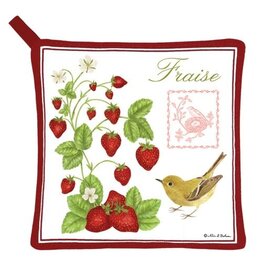 Alice Cottage Potholder 21-466 Strawberries