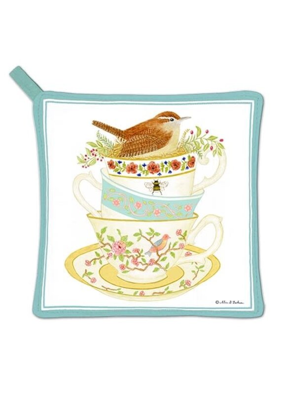 Alice Cottage Potholder Stack Of Teacups