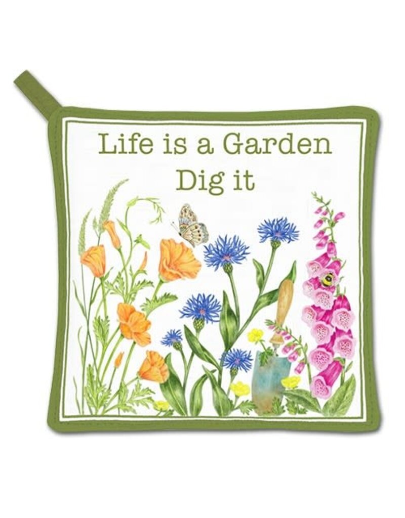 Alice Cottage Potholder Life is A Garden