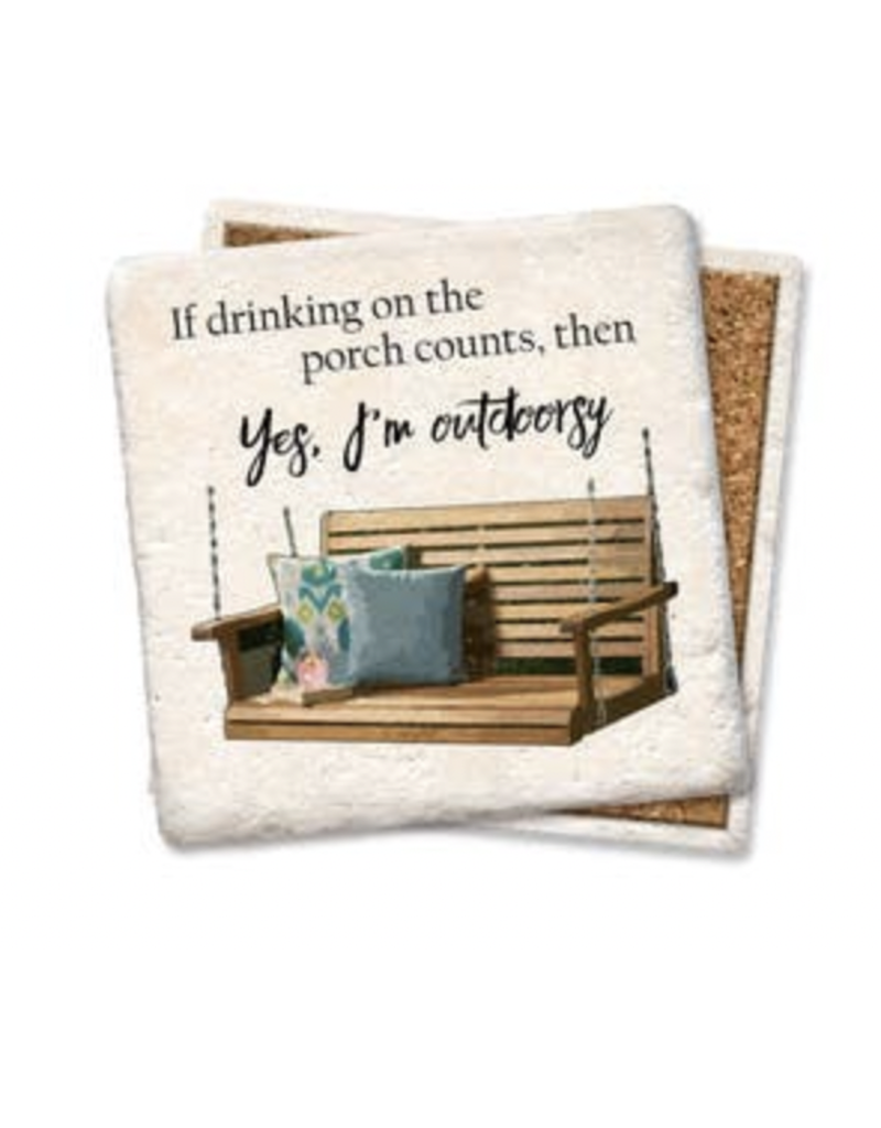 Tipsy Coasters & Gifts I'm Outdoorsy Coaster