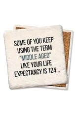 Tipsy Coasters & Gifts The Term Middle Aged 1521 Coaster