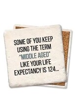 Tipsy Coasters & Gifts The Term Middle Aged Coaster