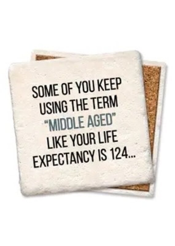 Tipsy Coasters & Gifts The Term Middle Aged Coaster