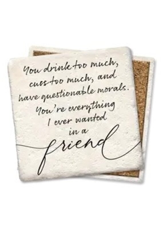 Tipsy Coasters & Gifts You Drink Too Much Cuss Too Much Coaster