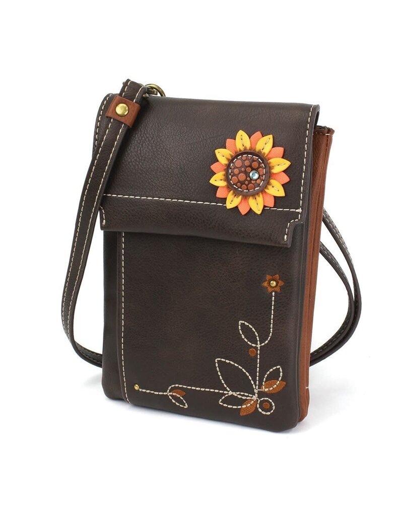 Chala Criss Cellphone Xbody - RFID - Sunflower -Brown