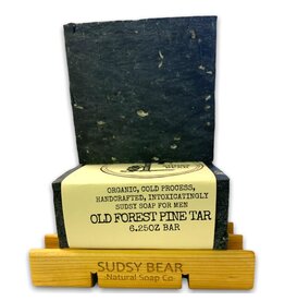 Sudsy Bear Old Forest Pine Tar Soap Big Bar