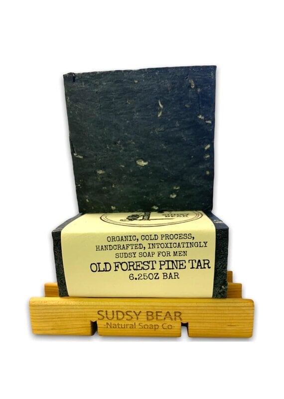 Sudsy Bear Old Forest Pine Tar Soap Big Bar