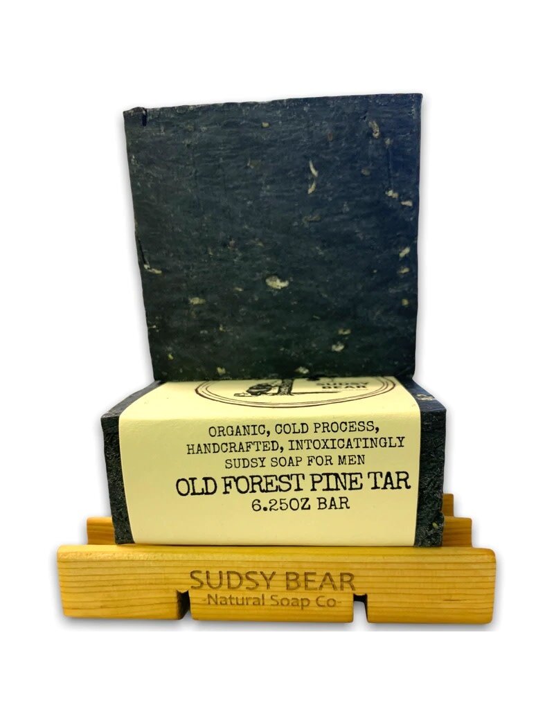 Sudsy Bear Old Forest Pine Tar Soap Big Bar