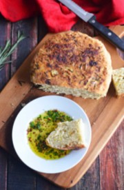 Rosemary Olive Oil Crock Pot Bread
