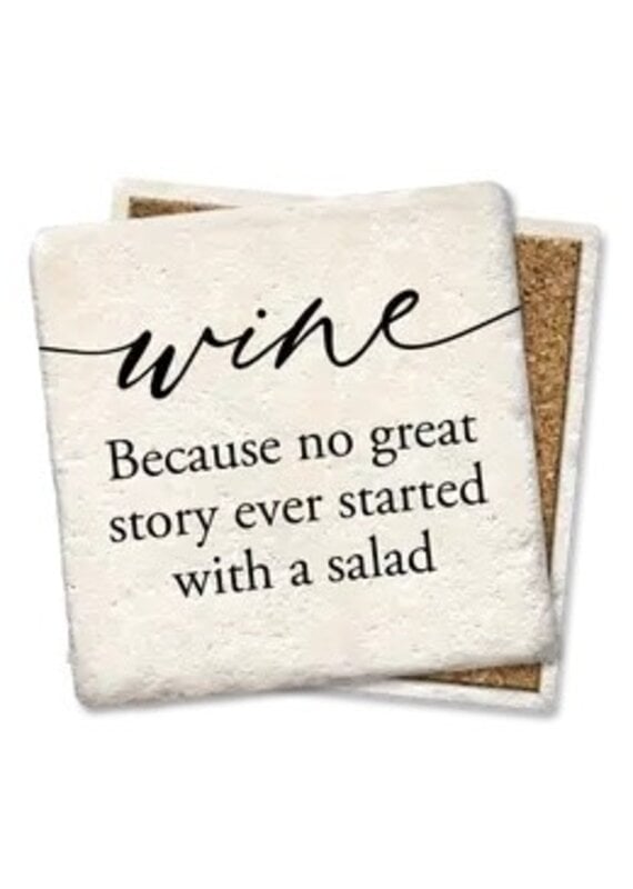 Tipsy Coasters & Gifts Wine Because No Great Story Coaster