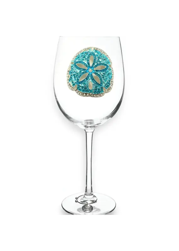 The Queens' Jewels Sand Dollar Stemmed Wine Glass