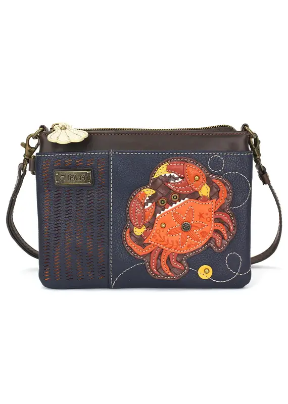 Chala LaserCut Mini Crossbody - Orange Crab