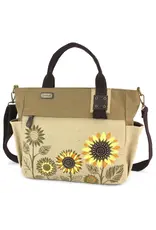 Chala Canvas Print Pocket Tote - Sunflower