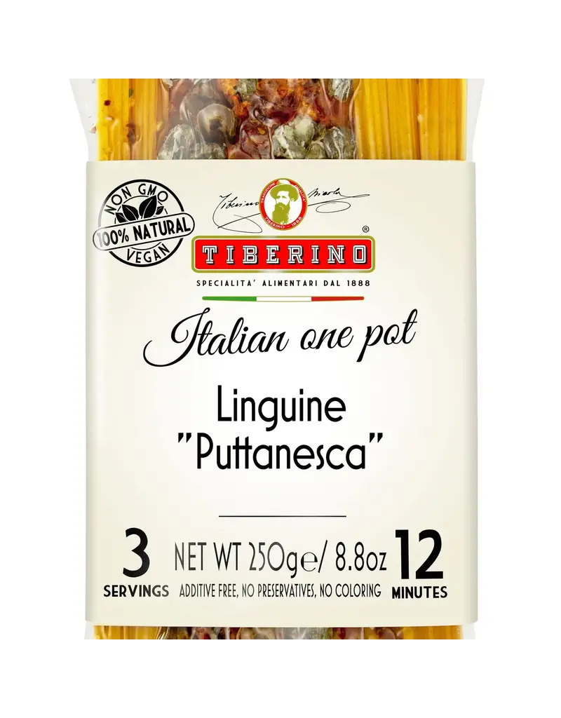 Tiberino Linguine “Puttanesca” W/Olives and Capers