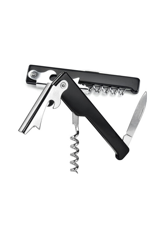 Entertaining Essentials Black Waiters Corkscrew