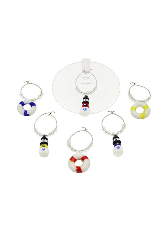 Entertaining Essentials Wine Charms Lighthouse