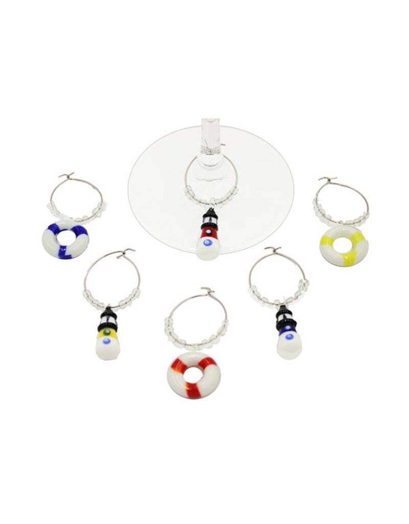 Entertaining Essentials Wine Charms Lighthouse