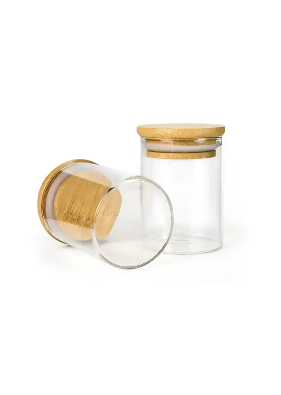 Bamboo Lid Spice Jars 4oz/120ml