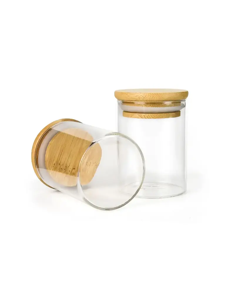 Bamboo Lid Spice Jars 4oz/120ml