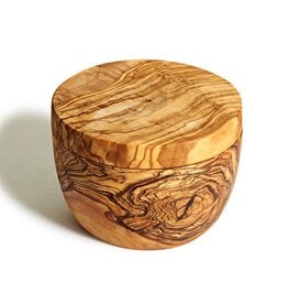 Natural Olive Wood Olive Wood Salt Cellar