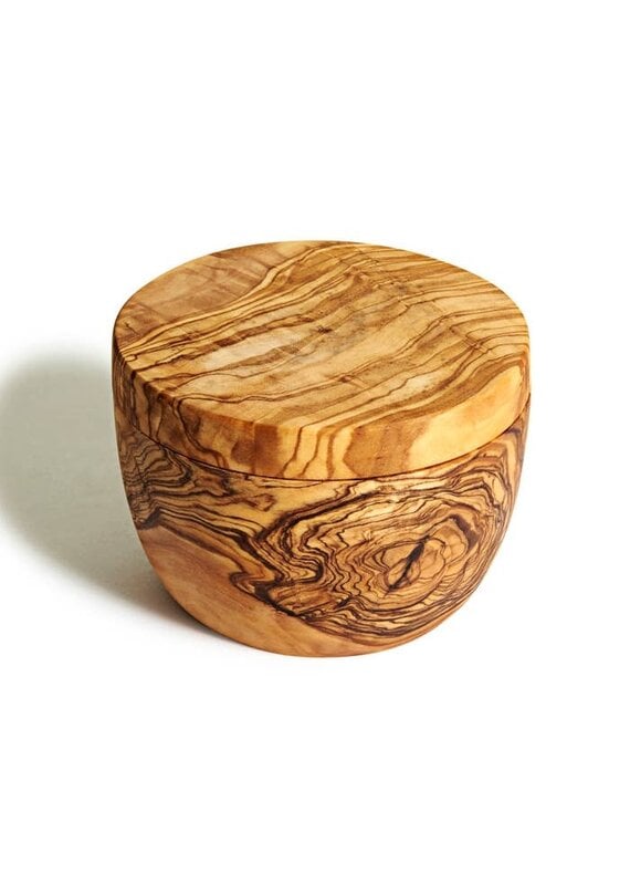 Natural Olive Wood Olive Wood Salt Cellar