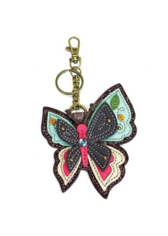 Chala Coin Purse/ Key Fob- New Butterfly